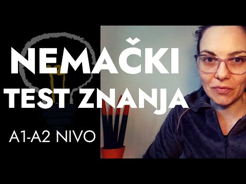 NEMAČKI A1-A2 - 20 REČENICA ZA PREVOD - PREVEDITE IH I PROVERITE KAKO NAPREDUJE VAŠ NEMAČKI