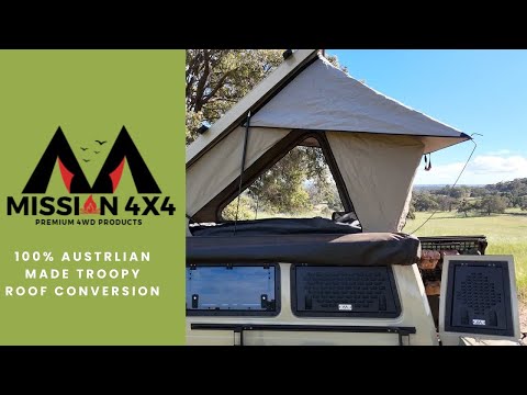 “Fully Australian-Made Troopy Roof Conversion by Mission 4x4”