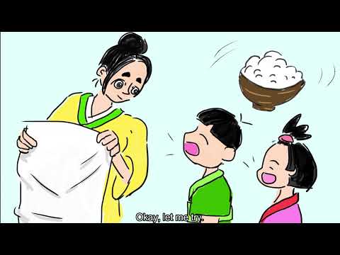 日本文化学科 おねえちゃんとむぎつき　　The Sister and the Barley
