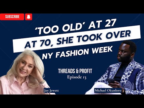 “Old” at 27 — Joy Jewett Returns to the Runway at 70 Stronger Than Ever | Threads & Profit