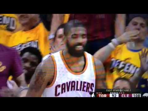 Kyrie Irving shows off his handles against Norman Powell