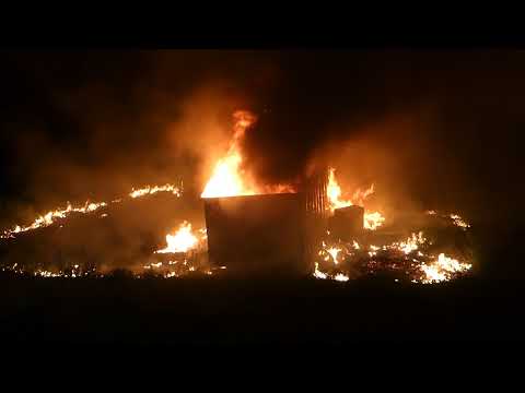 Dumpster/grass fire, I-393 overpass, Concord, N.H. 5/25/21