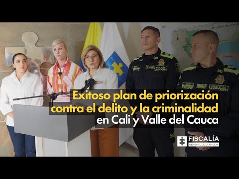 Exitoso plan de priorización contra el delito y la criminalidad en Cali y Valle del Cauca