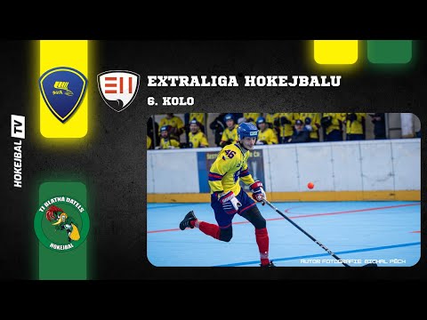 Highlights 6.kola Extraligy hokejbalu | HC Kert Park Praha vs. TJ Blatná Datels