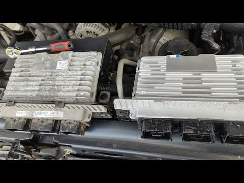 installation of a PCM/ECM on a Ford raptor f150 #fordraptor #fordf150 #ecm #pcm