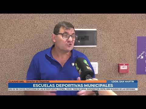 Claudio Diel - Municipio de Libertador San Martin ofrece 10 propuestas en las escuelas de deportes