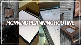 *my* morning planning and journaling routine ✏️📒📱