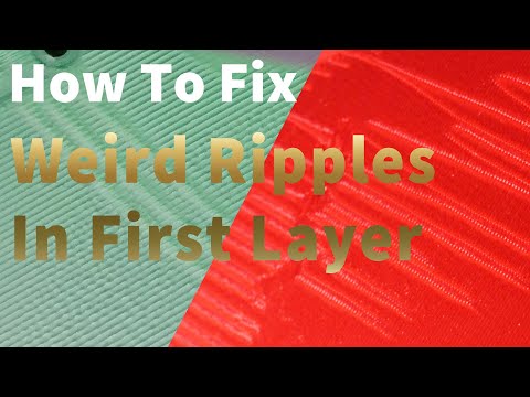 Weird Ripples in your 3d Print? - How to fix the 'First Layer Wrinkle Pattern Problem'