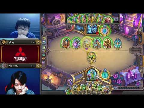 glory vs Alutemu ||《爐石戰記》大師職業賽 亞太區 第二季 - W6D1