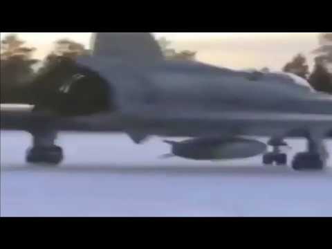 The craziest Swedish fighter pilots  with their Ja-37 Viggen!