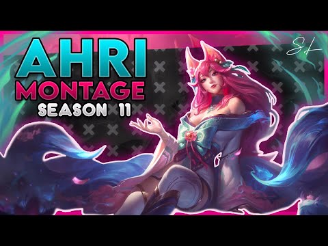 AHRI MONTAGE | Ahri highlights | Ahri top lane | Ahri  S11 | LoL Season 11 |