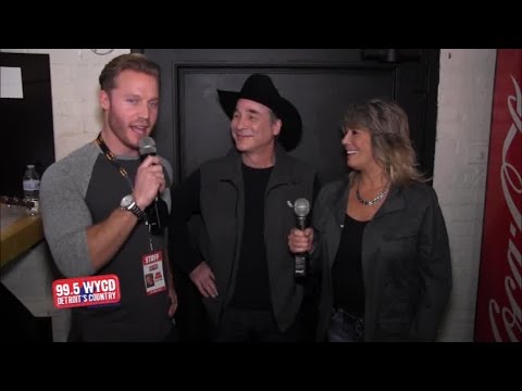 Clint Black Backstage At Ten Man Jam 2016
