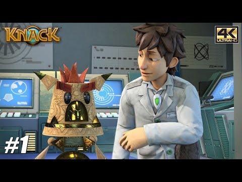 Knack - PS4 Pro Gameplay Playthrough 4K 2160p - PART 1