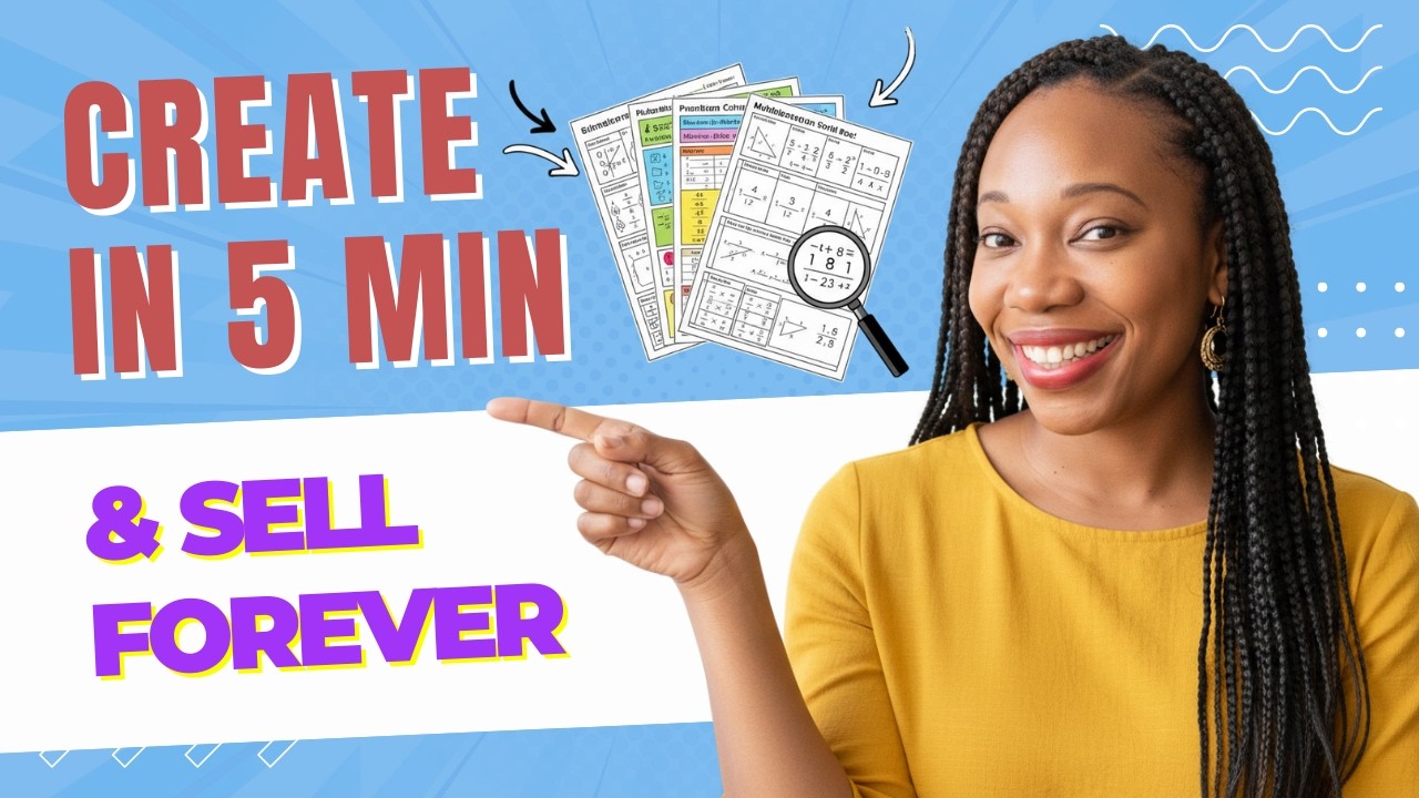 How to Create & Sell Printable Math Worksheets + Get FREE Pinterest Traffic in 2026