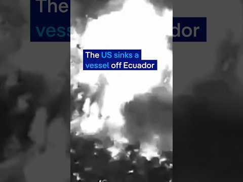 US military posts video of alleged maritime drug bust | DW News