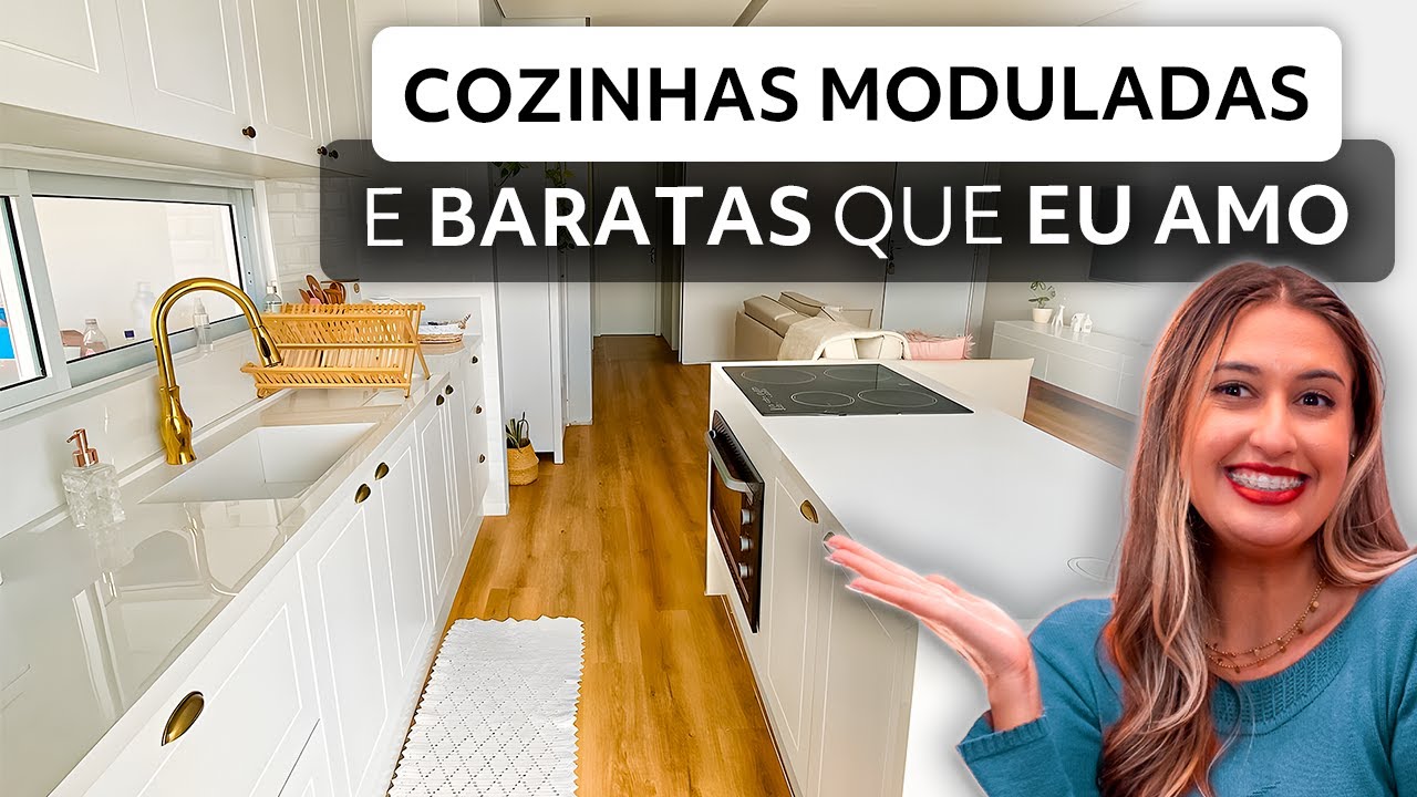 COZINHAS MODULADAS E BARATAS QUE EU AMO