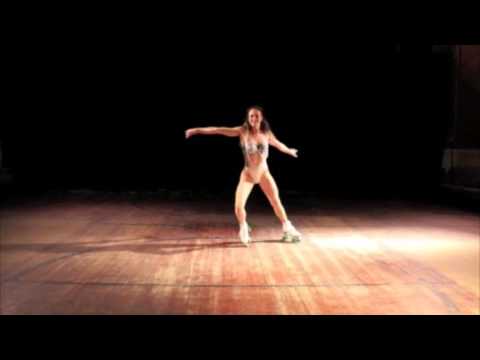 Kim Manning Rollerskates as Spacequeen