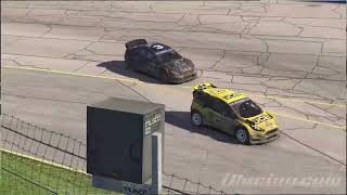 INSANE CRASH in the PRO Subaru on Iracing Rallycross