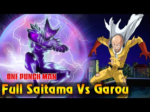 Full Trận Solo Saitama Vs Garou Cosmic - Anh Hói Xuyên Không Cứu Trái Đất Trong One Punch Man