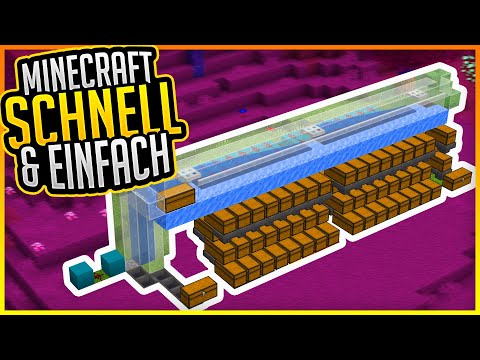 automatisches Lager! (Tutorial) ✨ Minecraft Schnell und Einfach #38 ✨ ErikOnHisPeriod