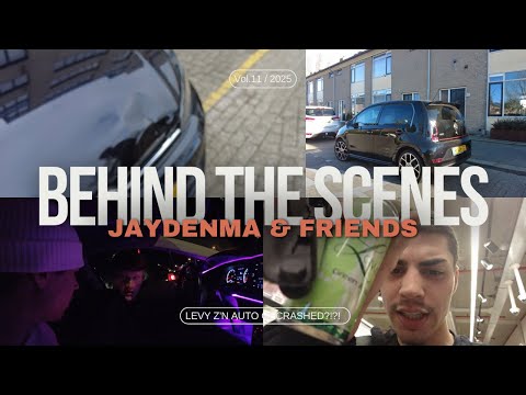 LEVY Z’N AUTO GECRASHED?!?! - BEHIND THE SCENES #11