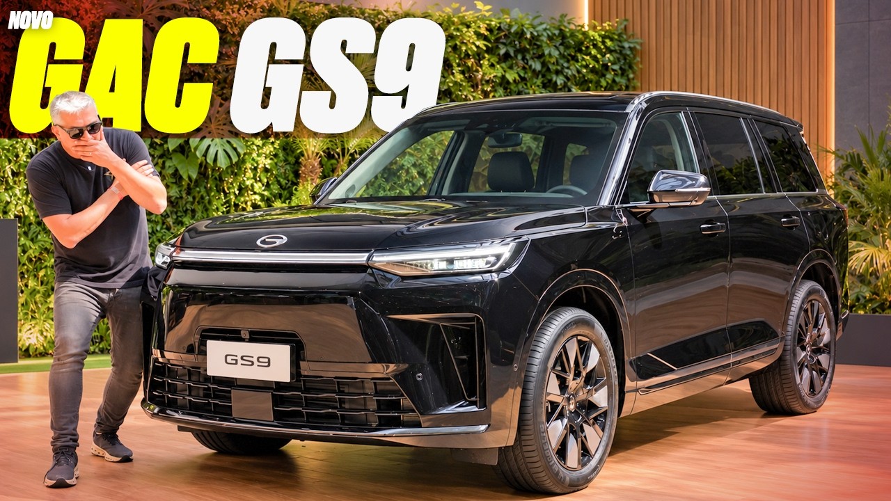Novo GAC GS9 - O LUXO CADA VEZ MAIS BARATO! MELHOR QUE BYD ATTO 8 E GWM WEY 07? CABEM SEIS? EU CONTO