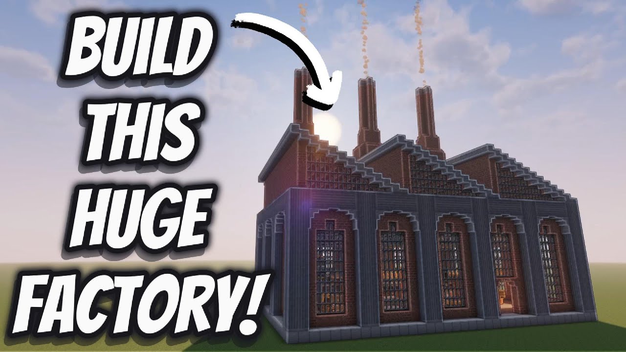 How to Build A HUGE Victorian-Style Factory with the Create Mod in Minecraft!