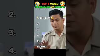 Download lagu TOP 5 VIDEO INDRA FRIMAWAN VS SURYA INSOMNIA #lucu #indrafrimawan #suryainsomnia #komedi #beranda mp3
