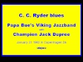 Papa Bue's VJB Champion Jack Dupree Voc 1962 C C Ryder