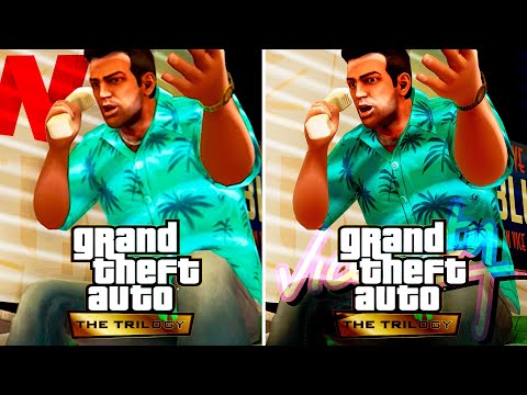 GTA: The Trilogy Definitive Edition vs Netflix Mobile - Graphics Comparison