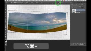 Working with a Panoramic Image in Photoshop