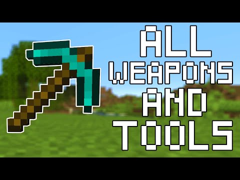 How to Make all Tools and Weapons in Minecraft (All Versions)