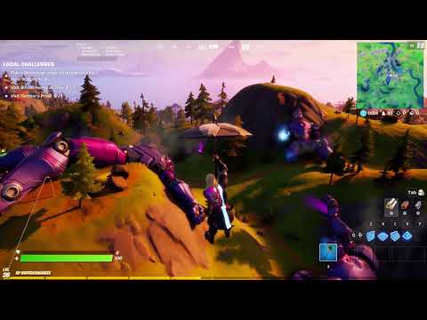 Launch off all sentinel hands without touching the ground – Fortnite Wolverine week 4 challenge