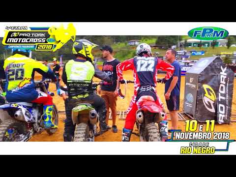 4ª Etapa do Paranaense de Motocross 2018  - 11 de novembro - Rio Negro - Pr
