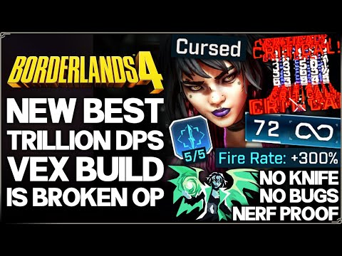 Borderlands 4 - New Best GAME BREAKING Build - Curse Vex is OP - No Knife/Nerf Proof 1 Shot Guide!