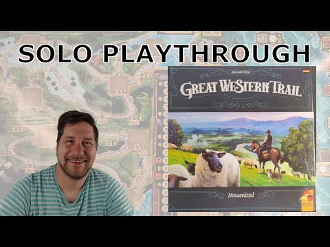 Great Western Trail Neuseeland - Regeln + Live Solo Playthrough