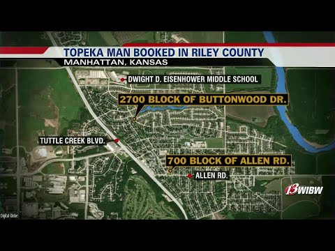 Topeka man arrested Thursday on multiple counts in Manhattan