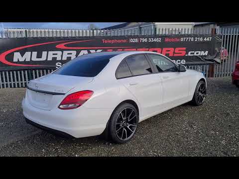 2015 Mercedes C220 CDI Saloon in  White @Murray-Motors.com