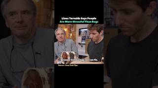 Linus Torvalds Says People Are More Stressful Than Bugs #shorts #linux #programmer #innovation