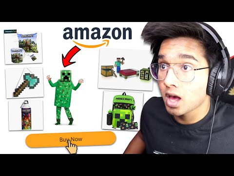 AndreoBee - I bought every MINECRAFT ITEM from AMAZON