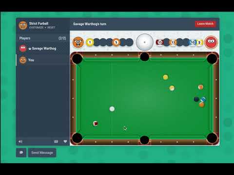 Playing Pool On Cool Math