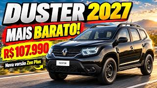 NOVO RENAULT DUSTER 2027 POR R$ 107.990! SUV MAIS BARATO QUE VW TERA E JEEP AVENGER?