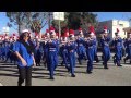 Magnolia Jr High School Band And Color Guard At The 2015 Chino Christmas Parade