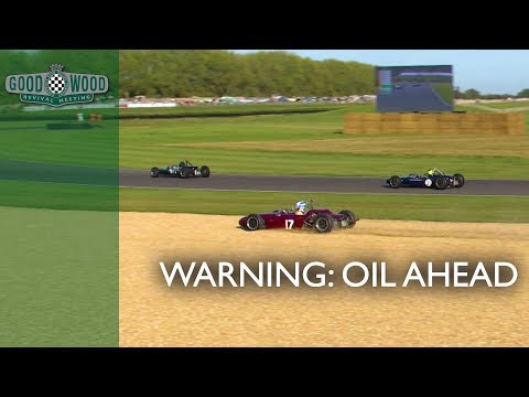 Oil causes chaos in '60s F1 race