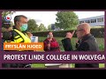 REPO: Protest bij Linde College in Wolvega