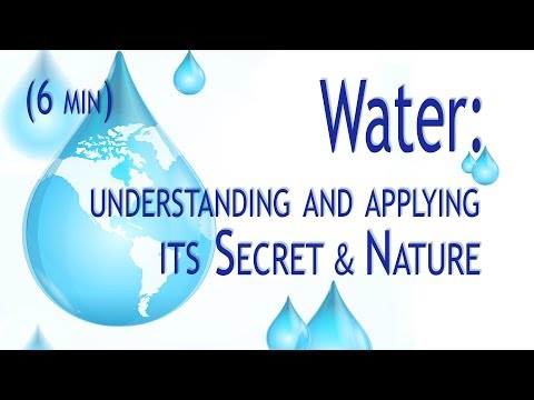 (6min) Wasser: sein Geheimnis & Wesen verstehen und anwenden