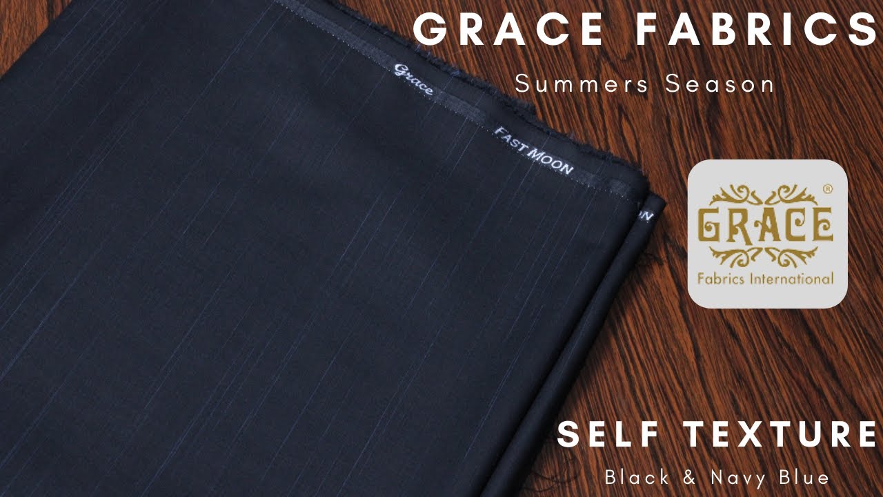 Fast Moon ∣ Grace Fabrics ∣ Wash & Wear ∣ Summers Season Fabric ∣ Men's Unstitched Fabric