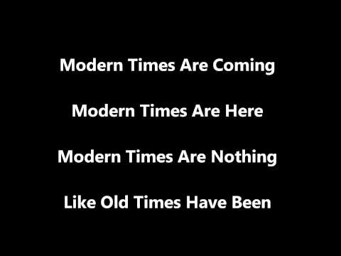 Walking Backwards - Modern Times (Official Song - Lyrics Video)