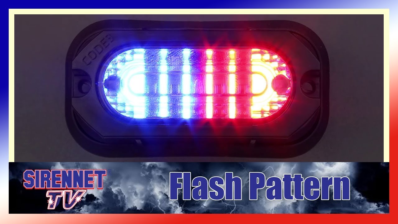 Flash Pattern: Code 3 T-Rex Series LED Lighthead