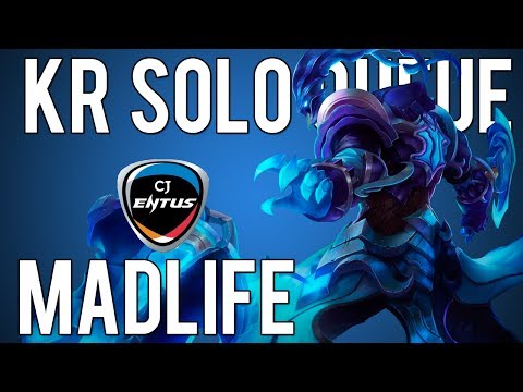 KR Solo Queue - Madlife(CJ Entus 민기) - Thresh